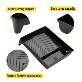 Bates Choice 9-inch tray compatible with standard rollers for smooth application.