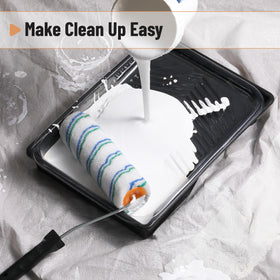 Universal-fit 9-inch tray liners for versatile use with multiple trays.