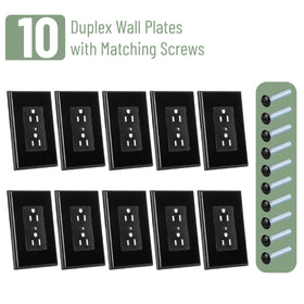Bates Choice wall plate with included hardware enables quick installation.