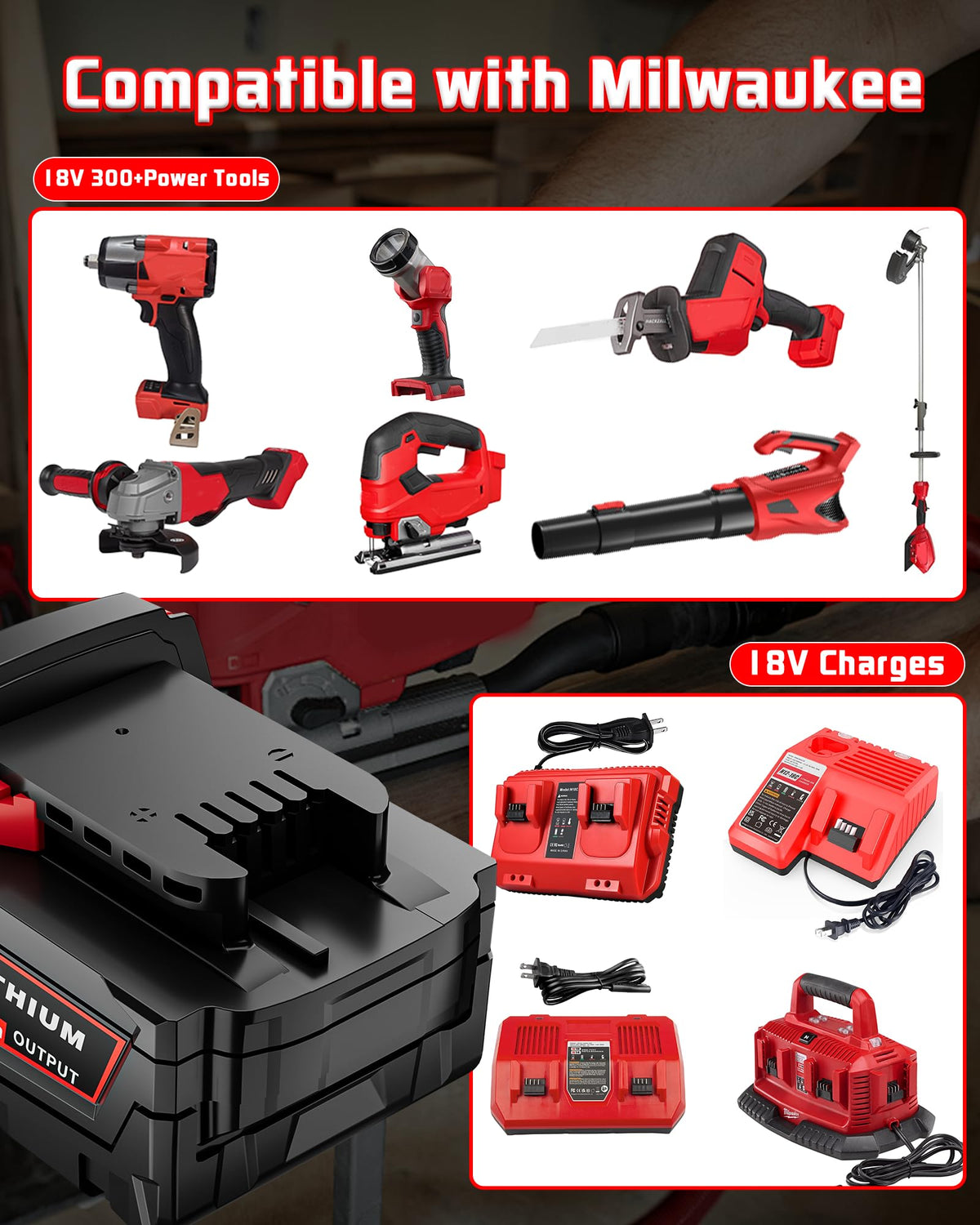 BatFance value-packed set offering two high-capacity batteries.