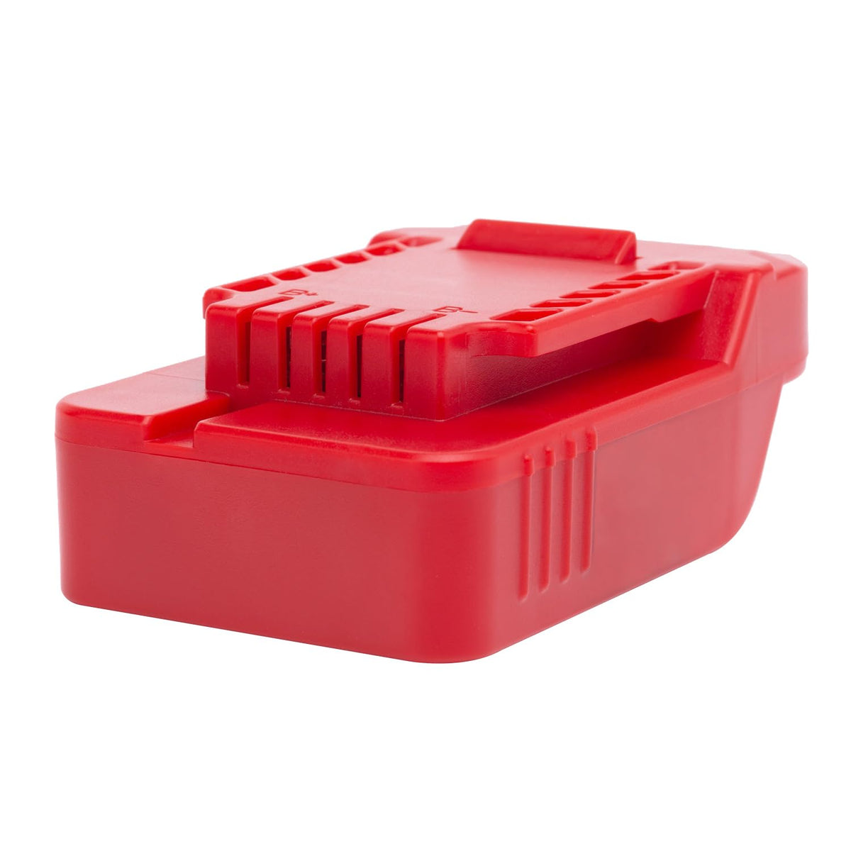Slide the battery into the BATFRTOLS adapter and click to secure