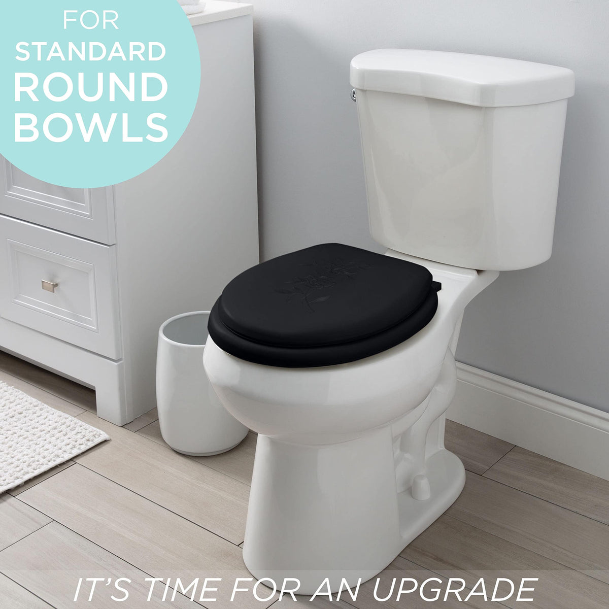Bath Bliss adjustable non-slip hinges prevent seat movement during use
