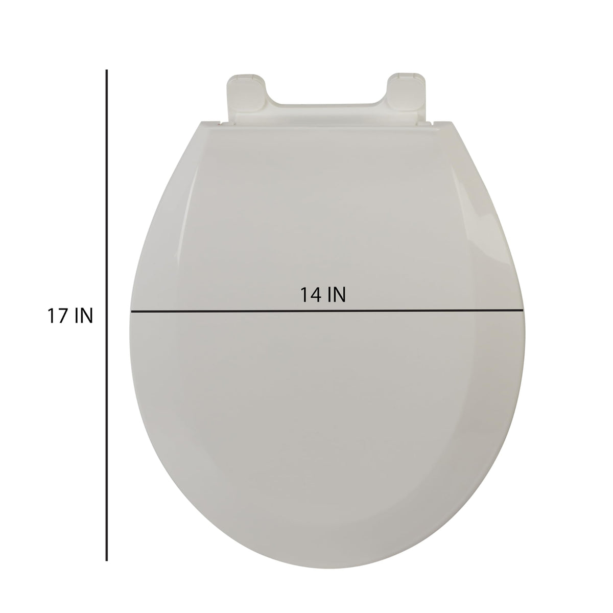 Bath Bliss Deluxe Round Seat with durable plastic construction for long-lasting use.