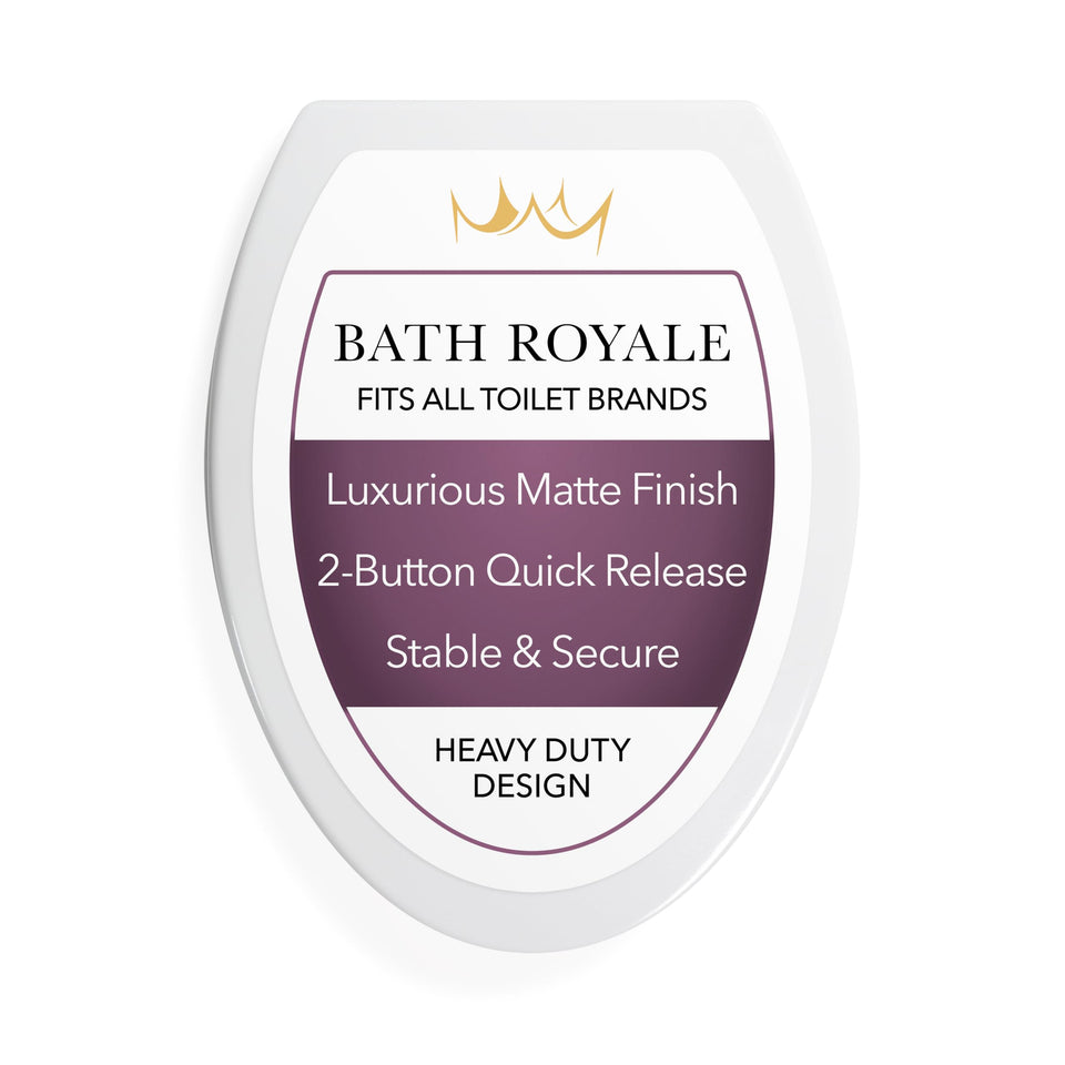 Bath Royale BR237-00 elongated seat heavy-duty construction for lasting comfort