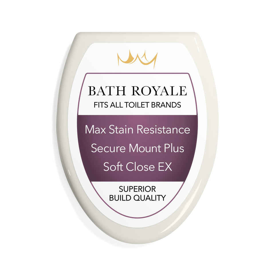 Bath Royale BR501-01 quiet-close seat for a peaceful bathroom experience