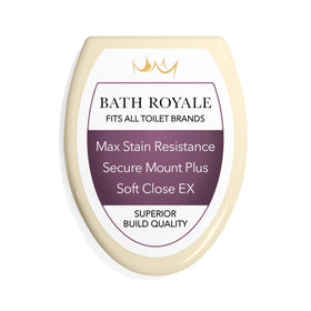 Bath Royale BR501-02 soft-close seat for quiet daily use