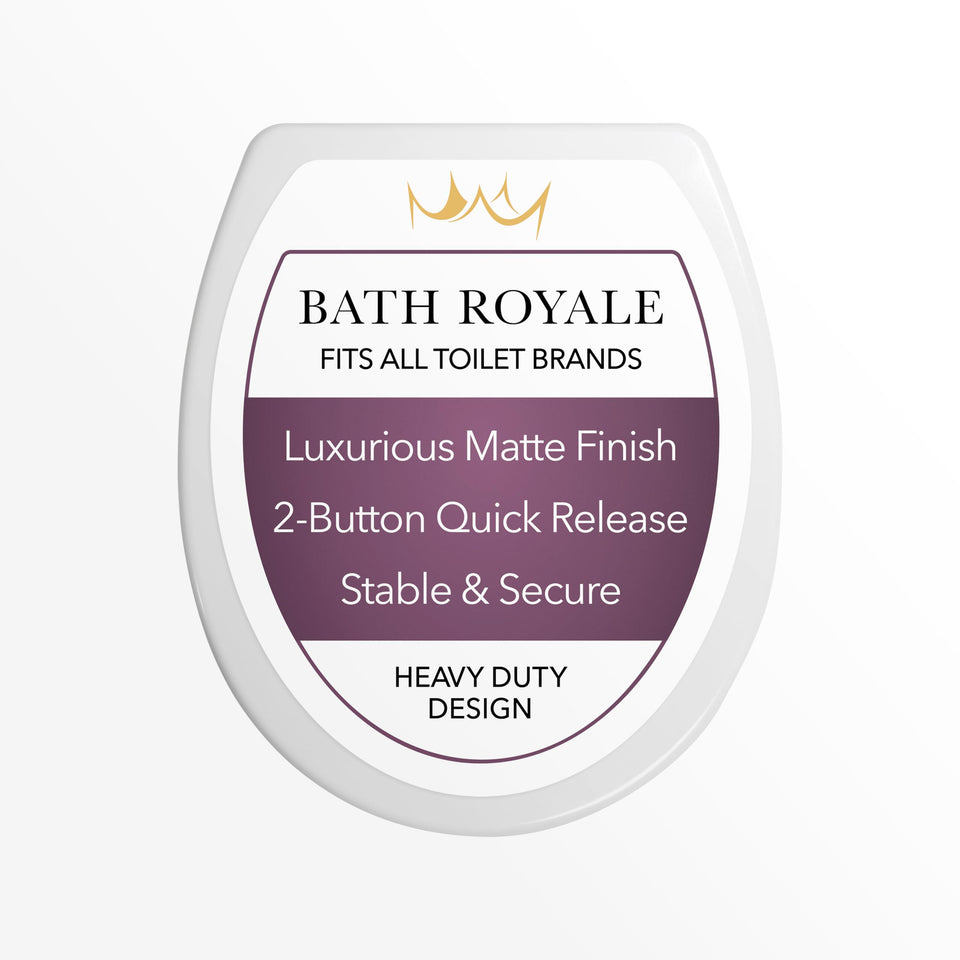 Bath Royale BR283-00 slow-close round seat demonstrates quiet operation