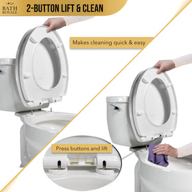 Bath Royale stainless steel mounting hardware ensures stability