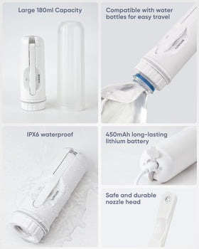 BATHKITY rechargeable bidet with USB Type-C charging for quick top-ups.