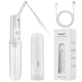 BATHKITY portable bidet in compact travel form for on-the-go hygiene.