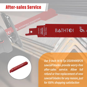 BATHTOI blade 0.04-inch thick for durable metal cutting