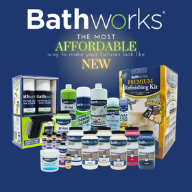 Bathworks waterproof finish helps protect repaired areas from daily moisture.