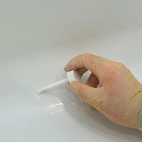 Bathworks repaired tub chip on enamel surfaces for a refreshed look.