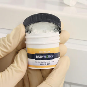 Bathworks tub chip repair kit bottle and filler ready for quick, clean touch-ups.