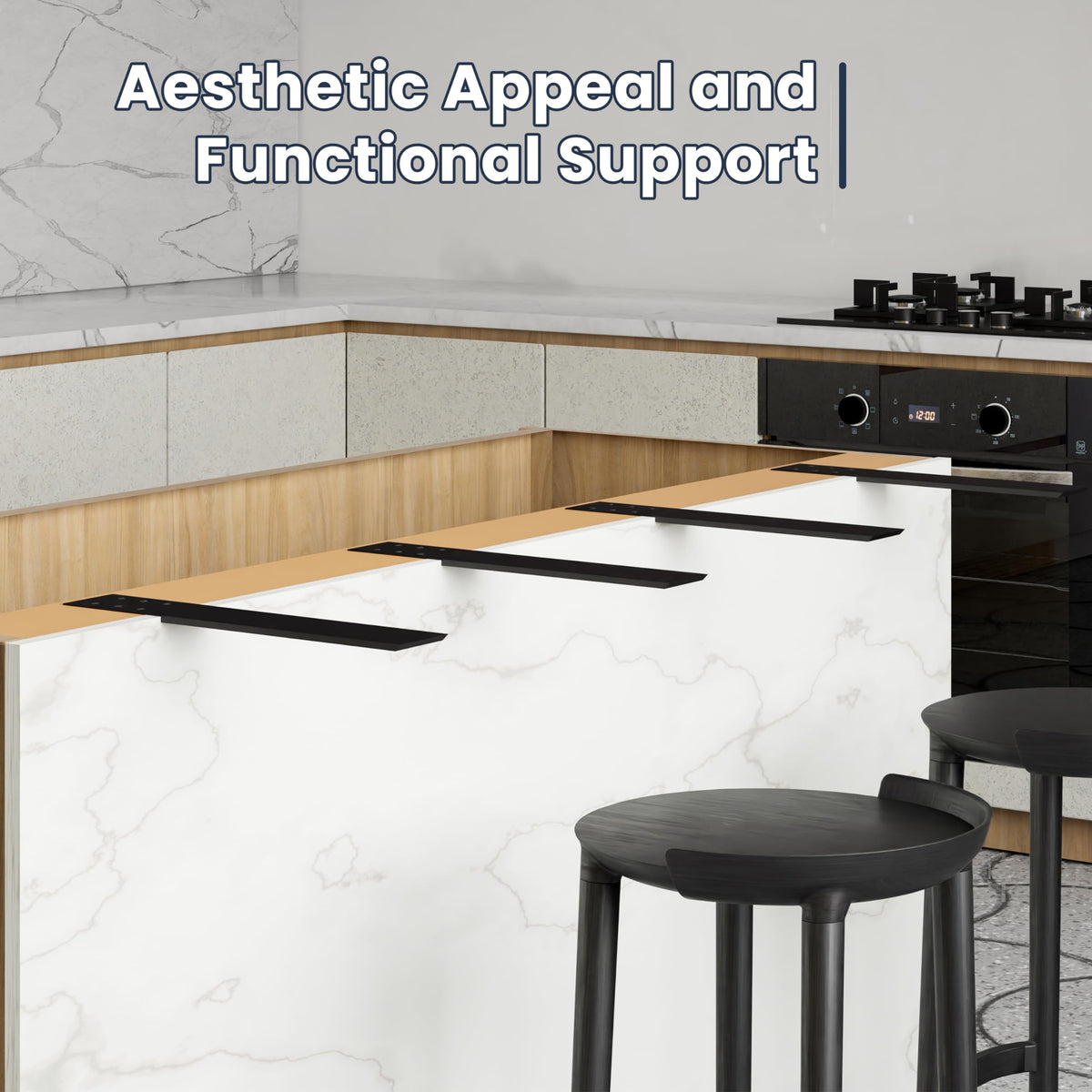 BATODA bracket rated up to 300lbs for versatile countertop tasks.