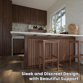 BATODA concealed design brackets blend with decor.
