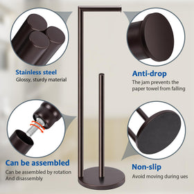 Batoliet bronze stand demonstrates easy install in minutes.