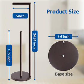 Batoliet bronze stand showing reserve storage for extra tissue.