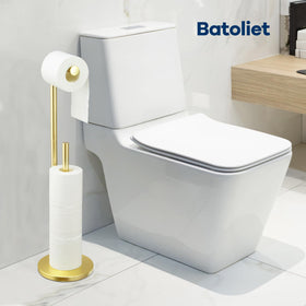 Batoliet easy-install toilet paper stand simplifies setup in minutes.