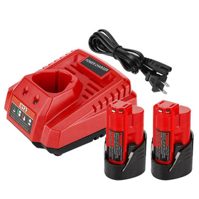 Batryuic 12V battery with 3700mAh capacity for extended runtime.