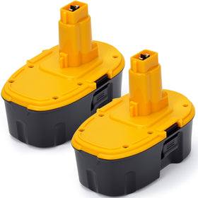 BATWAYPRO 18V 5.0Ah front view battery shows rugged Ni-MH cells for longer runtime