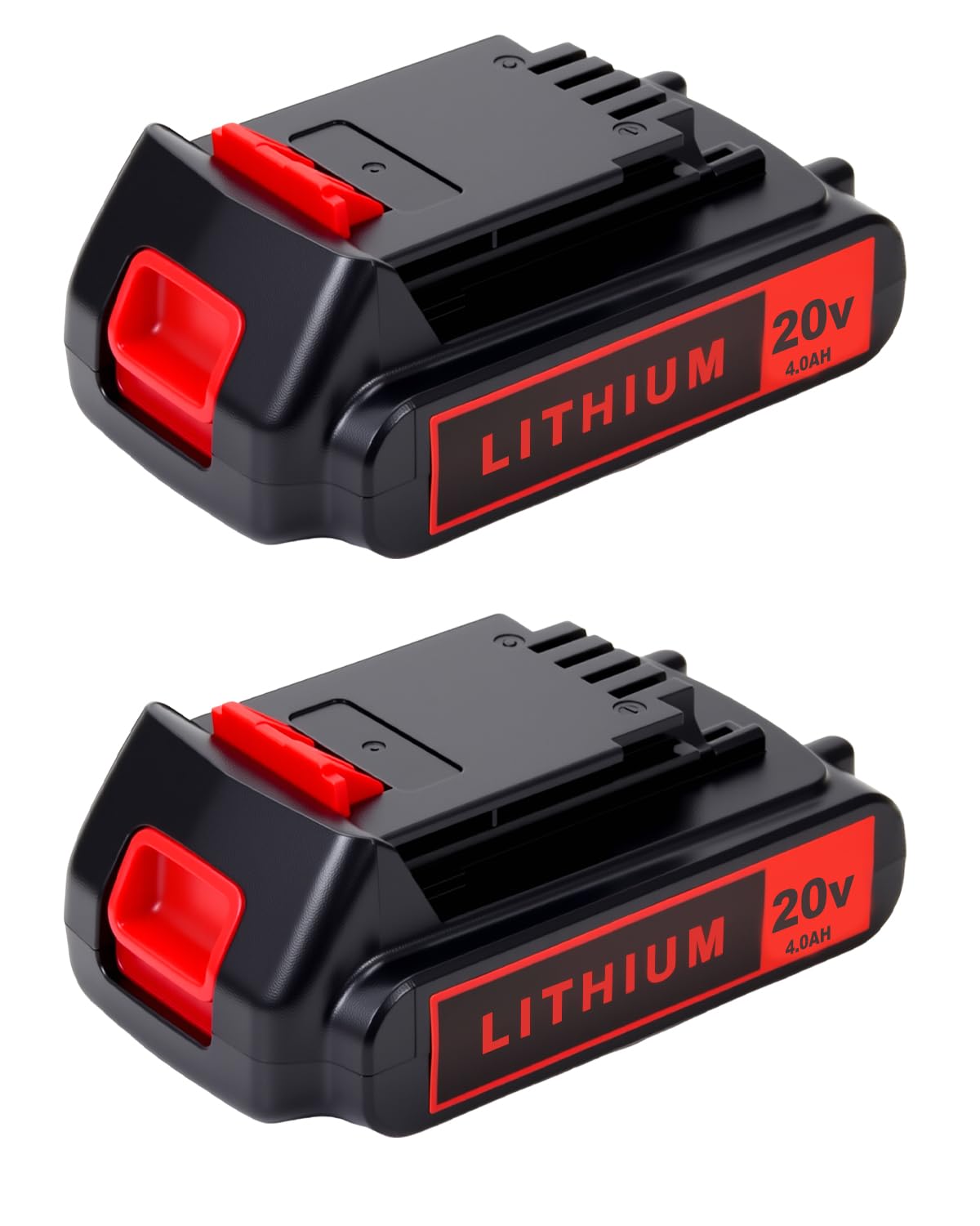 BATWAYPRO 20V 4.0Ah battery front view for extended tool runtime.