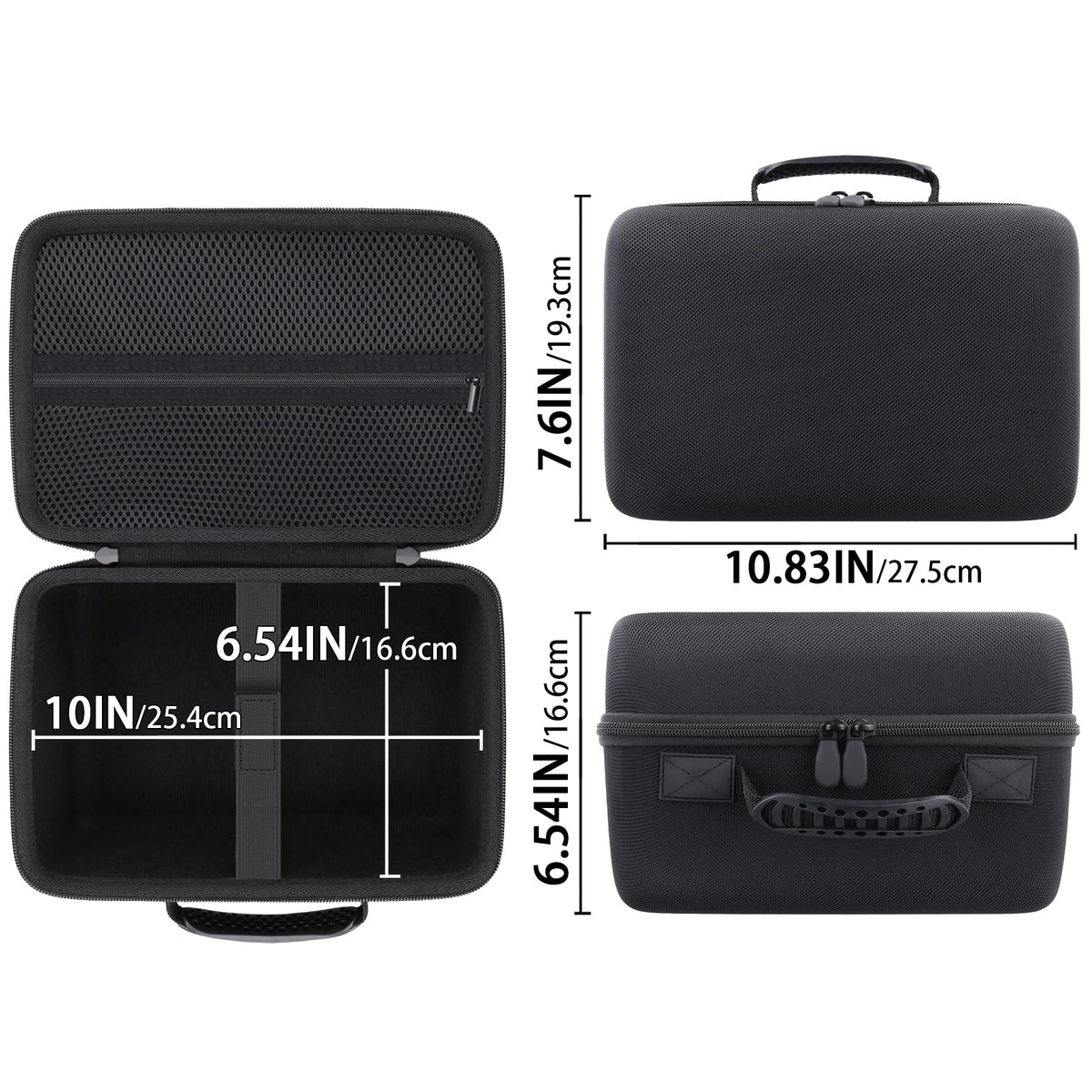 Baval AX65 mesh pocket stores accessories neatly and accessibly.