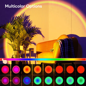 Bavcieu Sunset Lamp 360° rotation to shape the halo for portraits