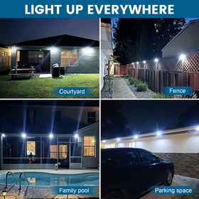 BAXIA TECHNOLOGY backyard solar light enhancing nighttime perimeter visibility