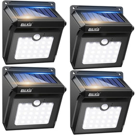 BAXIA TECHNOLOGY front door solar light bright entryway security