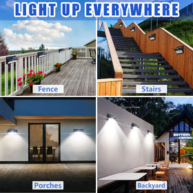 BAXIA Technology solar light backyard provides secure illumination.