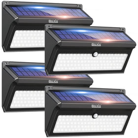 BAXIA Technology solar light front door brightens entry and saves energy.
