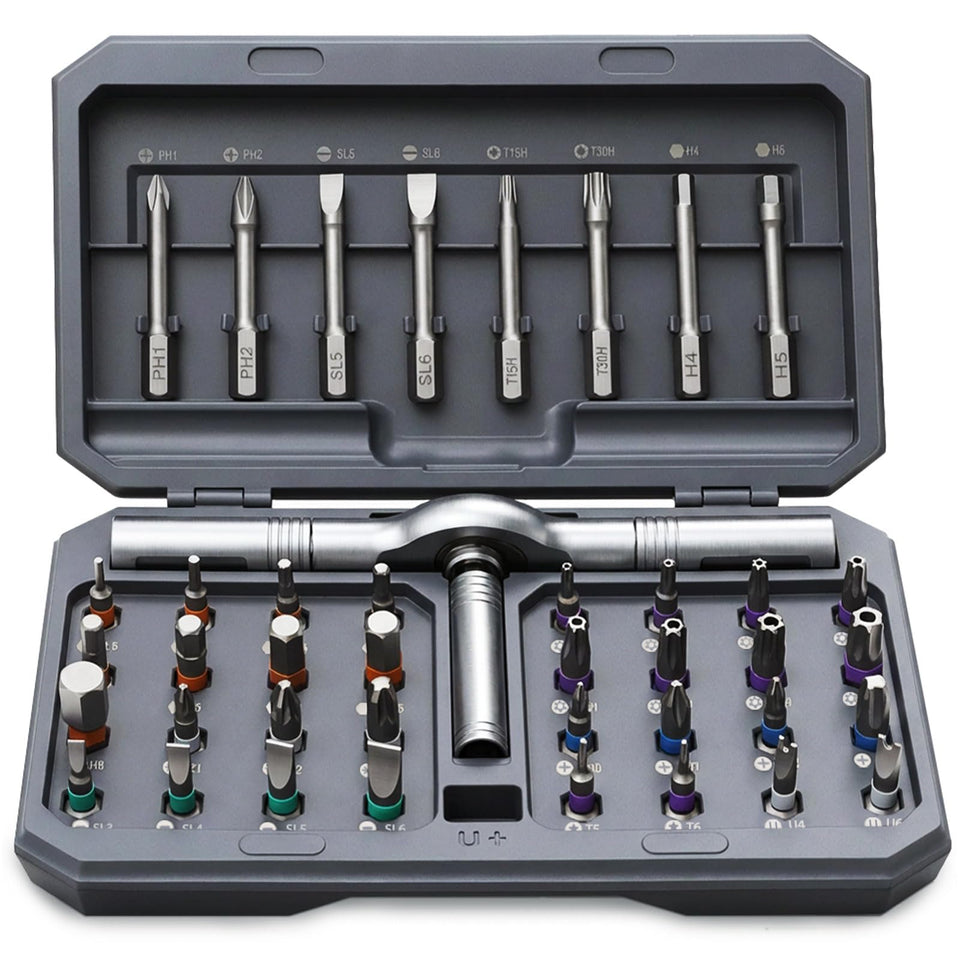 BaycoreX 42in1 magnetic screwdriver set full kit for home and electronics projects.