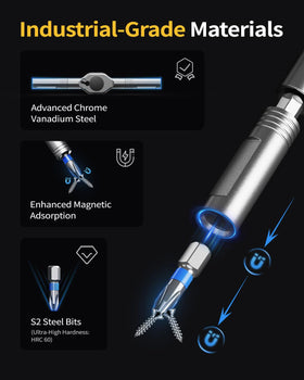 BaycoreX 58-tooth ratchet enables efficient tightening with small swings.