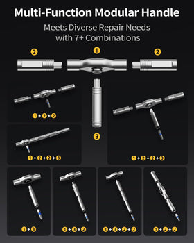 BaycoreX precision bits array featuring PH, SL, Torx, Hex options.