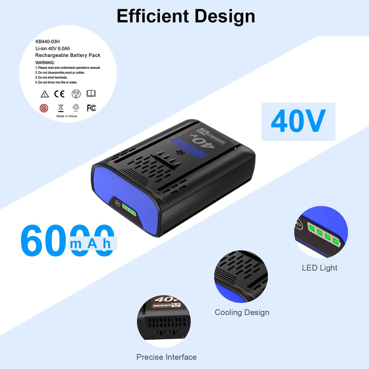 Bayhon 40V smart chip with protection for safe charging and operation