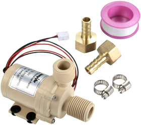 Bayite BYT-7A006 solar circulation pump shown with compact design for reliable hot water circulation