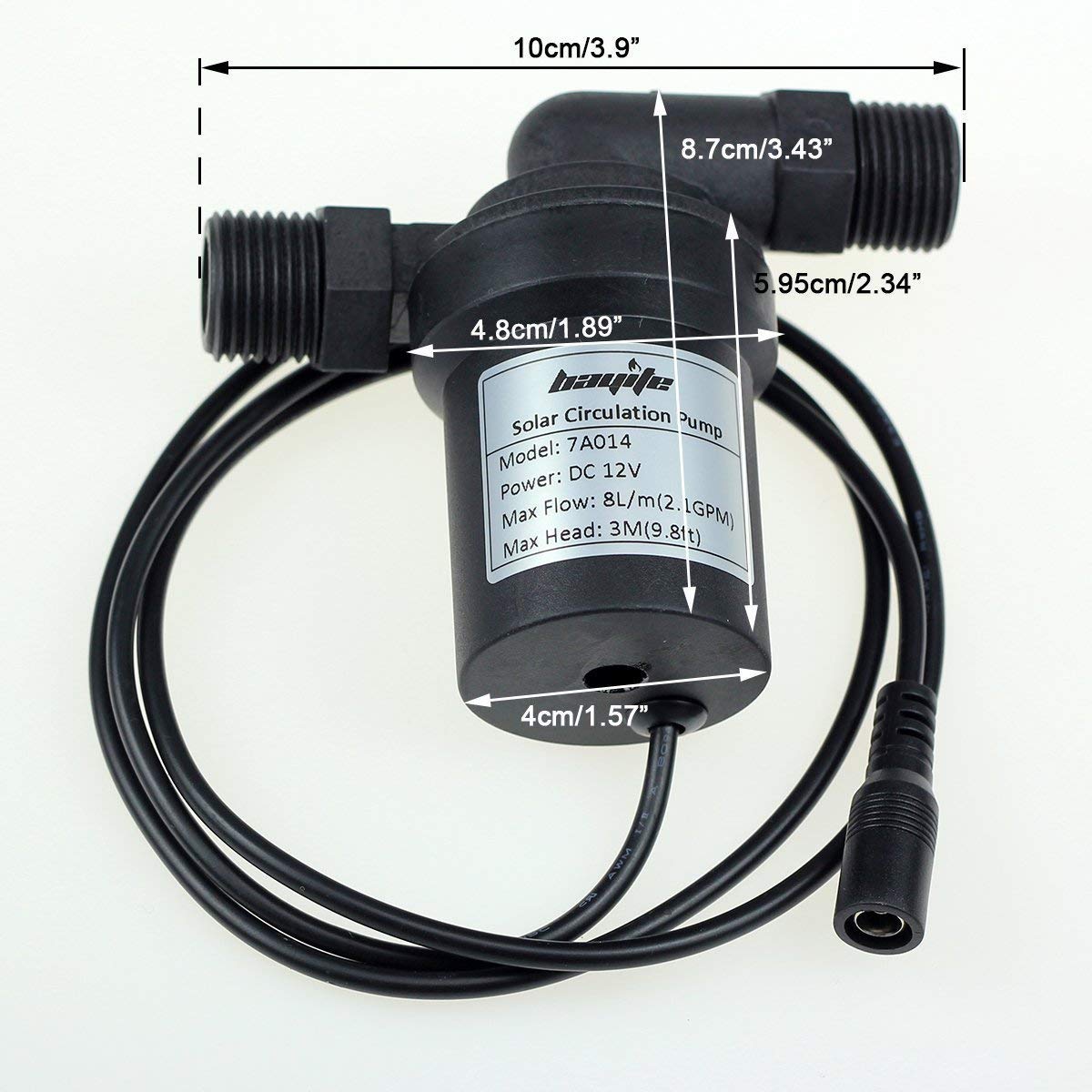 Bayite BYT-7A014 uses DC 12V with adapter for flexible setup.