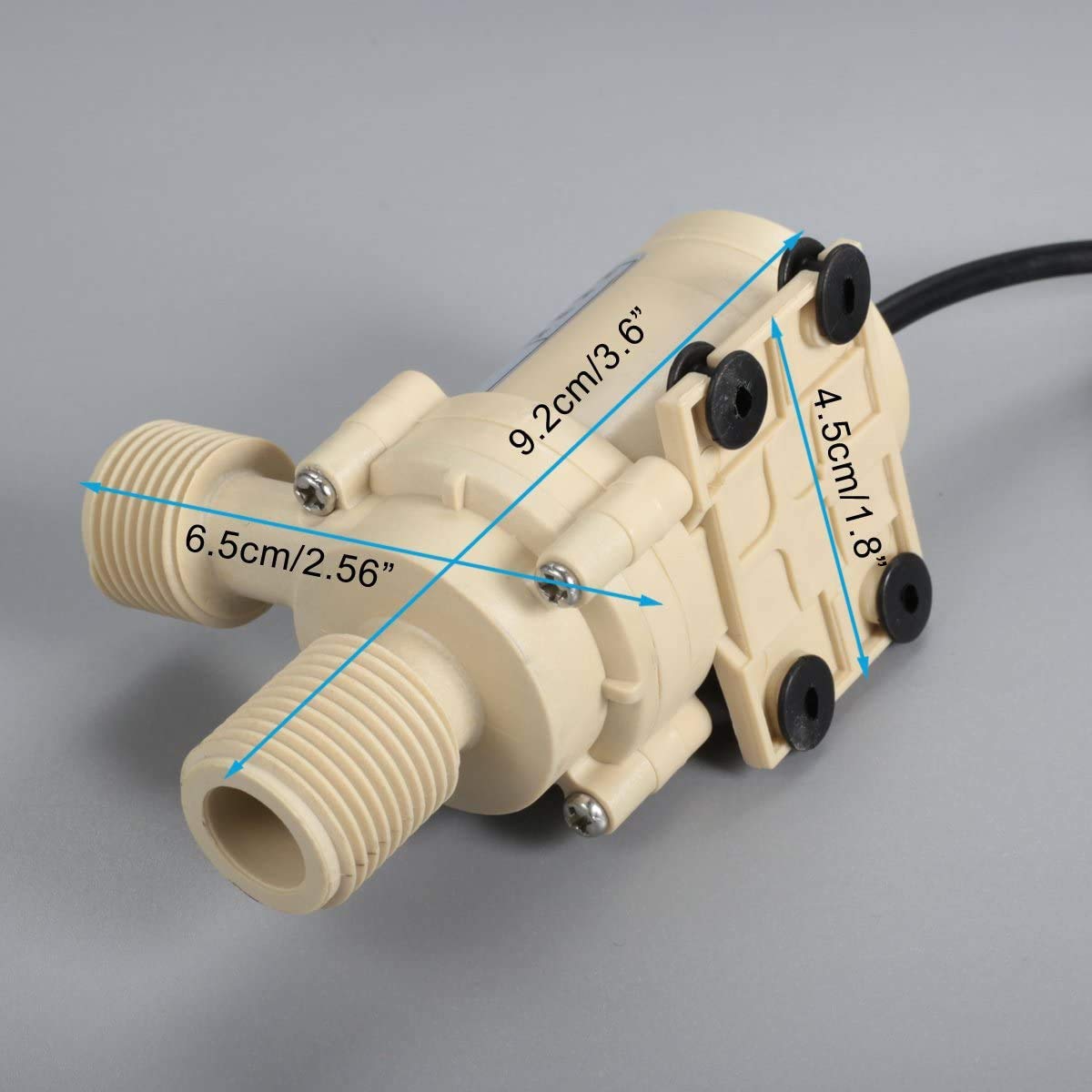 bayite BYT-7A015 in-use with solar heater demonstrates quiet operation.