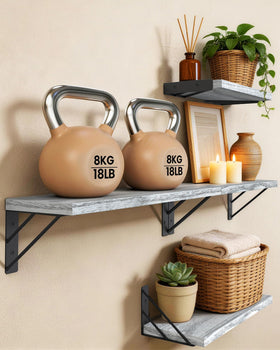 BAYKA floating shelves suit bedrooms for books and decor with minimal profile