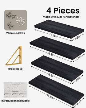 BAYKA assembly and alignment of four shelves for a cohesive look