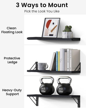 BAYKA corner and flat-wall mounting options for versatile placement.
