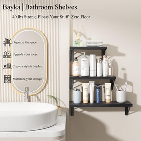 BAYKA triangular frame detail shows stability for even weight distribution.