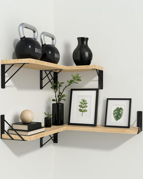 BAYKA wall shelf easy installation makes mounting quick and secure