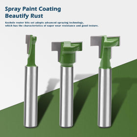 BAYTORY router bits diameters 1/4 to 5/16 widen groove options for measurements.