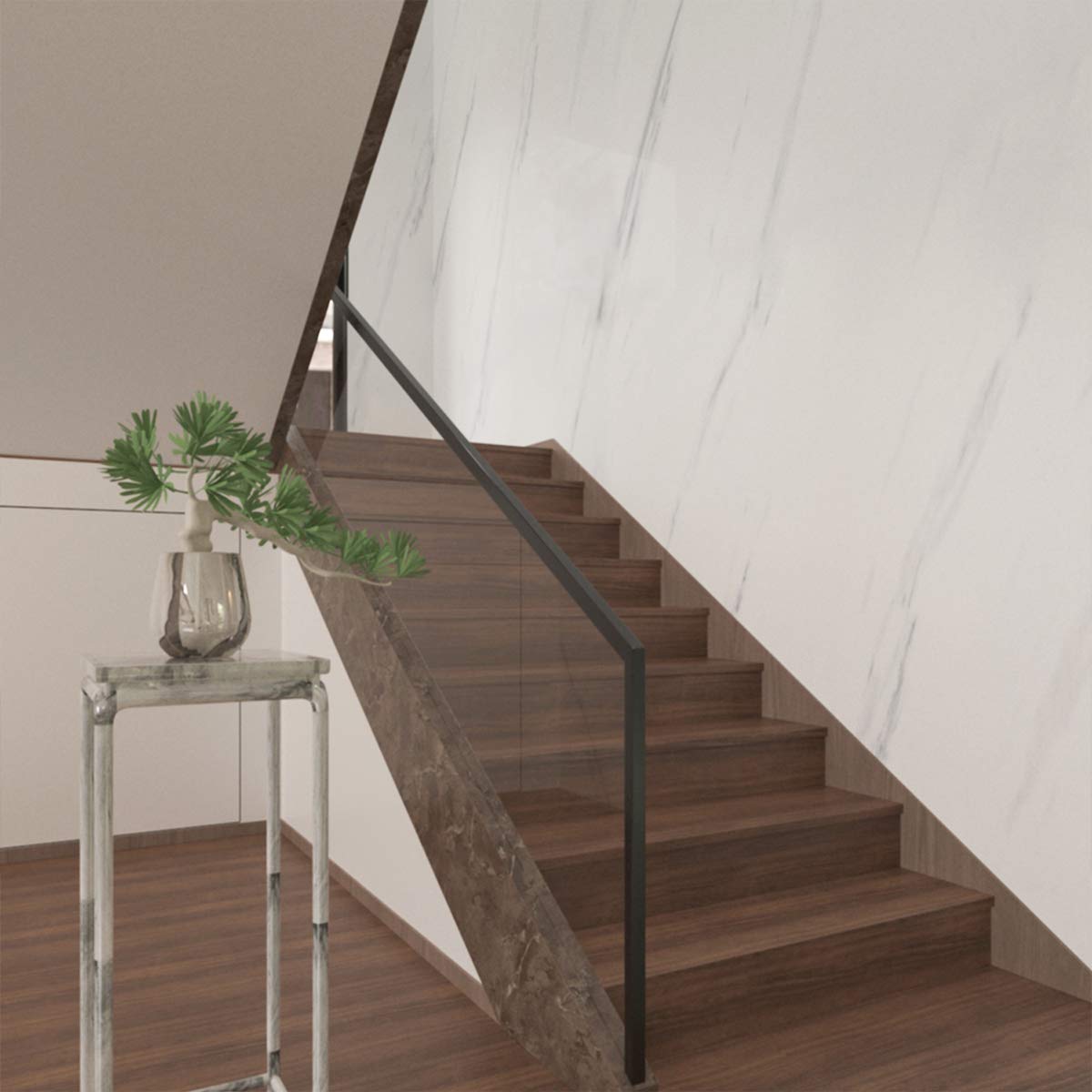 BAYYA kitchen countertop marble wallpaper helps renew surfaces quickly.