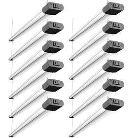 BBBOUNDER 12-pack LED shop light with reflector assembly for bright workshop illumination.