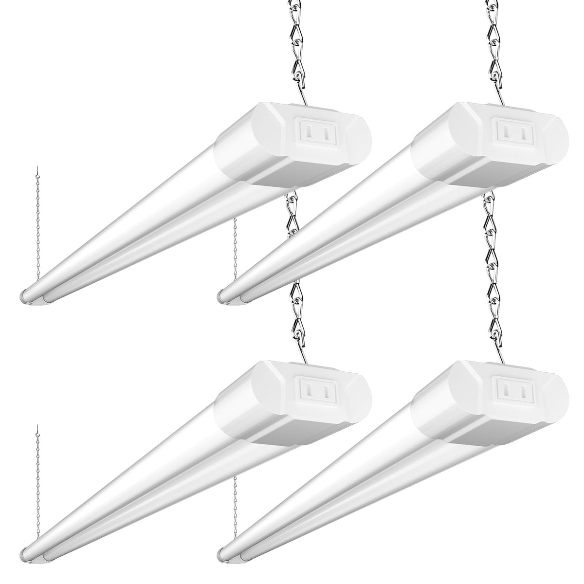 BBOUNDER 4-pack linkable LED light, front view, bright illumination for workspaces.