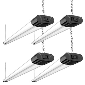 BBOUNDER 4ft LED shop light in fixture delivers bright, even workspace illumination