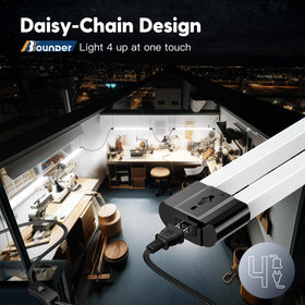 BBOUNDER cool daylight 6500K output for a clear, eye-friendly workspace
